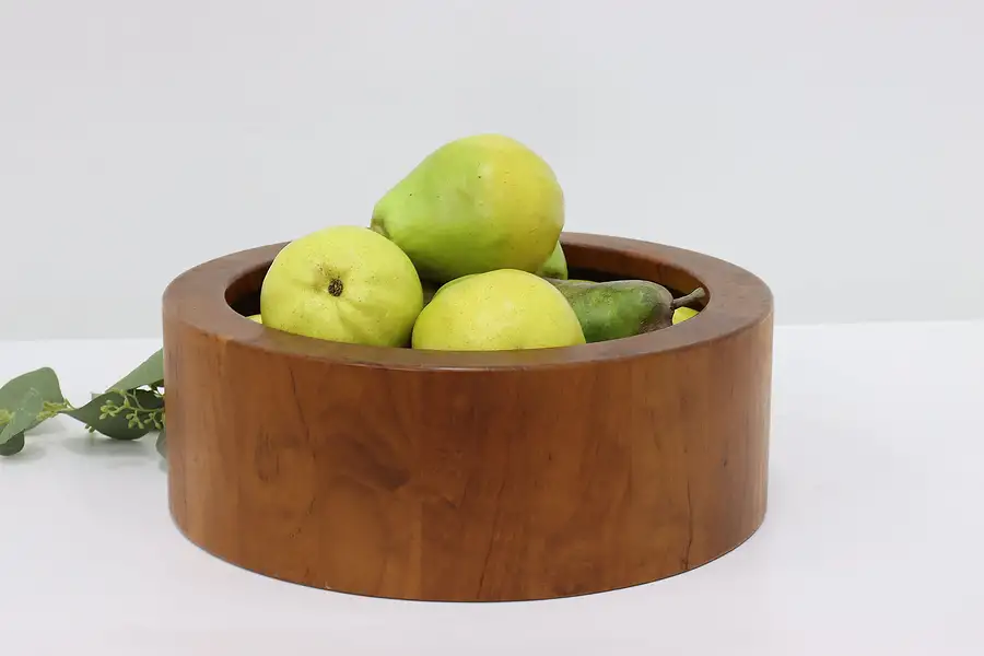 Main image of Danish Vintage Teak Fruit, Nut or Centerpiece Bowl, Dansk