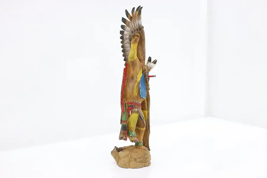 Main image of Native American Carved Eagle Dancer Sculpture Valentine