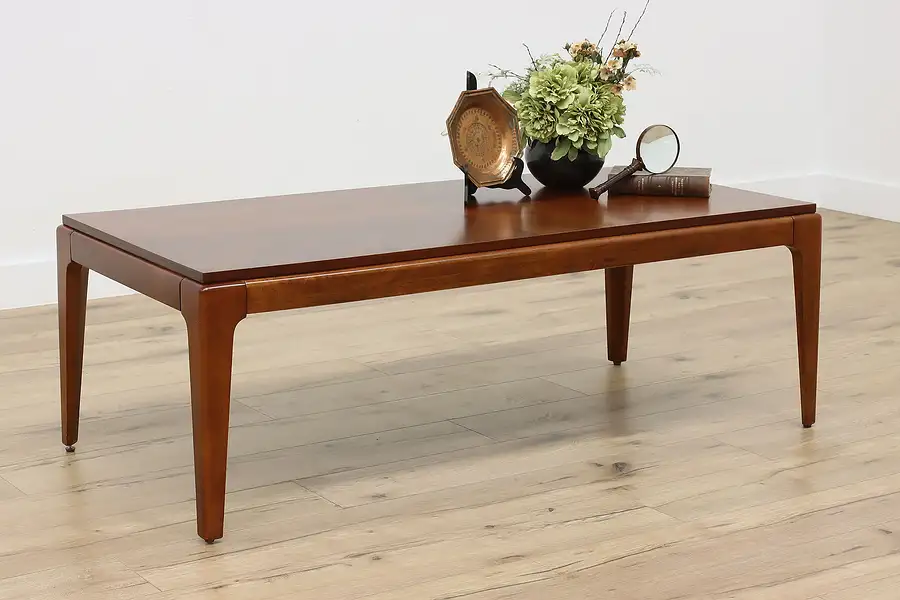 Main image of Midcentury Modern Mahogany Coffee Table, Gold & Williams