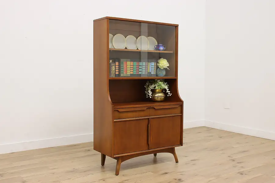 Main image of Midcentury Modern Vintage Bar Cabinet or Bookcase, Kroehler