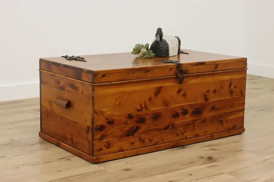 Main image of Farmhouse Antique Cedar Blanket Chest or Coffee Table