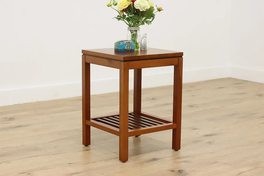 Main image of Arts & Crafts Mission Design Cherry Side End Table, Stickley