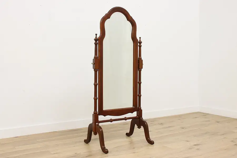 Main image of Traditional Vintage Boudoir or Bath Cheval Dressing Mirror