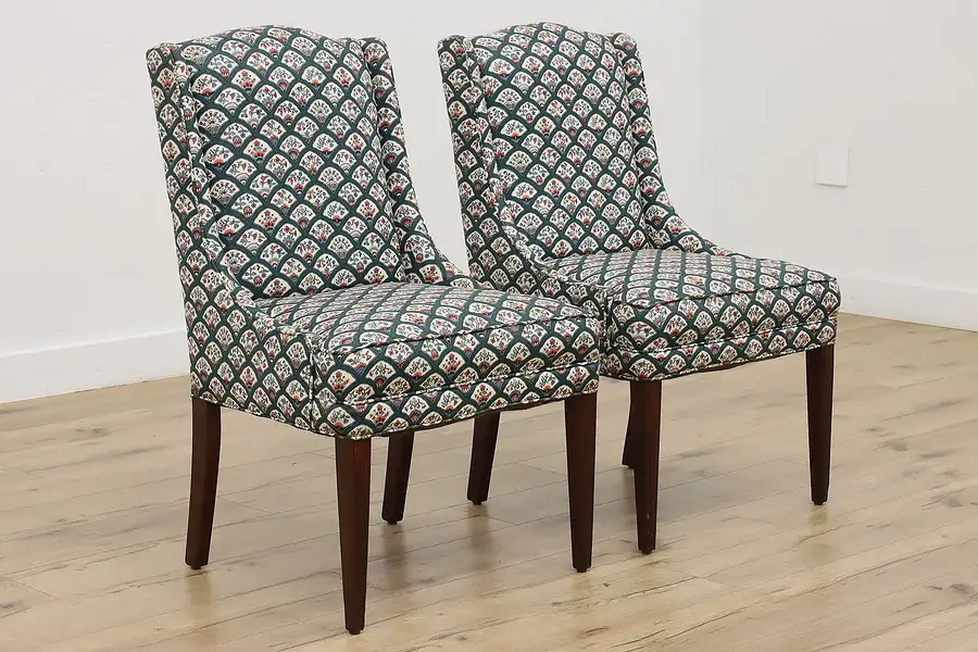 Main image of Pair of Georgian Traditional Vintage Side or Dining Chairs