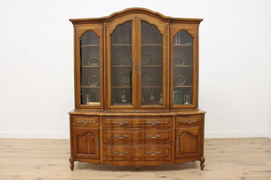 Main image of Country French Design Vintage Display Cabinet, Thomasville