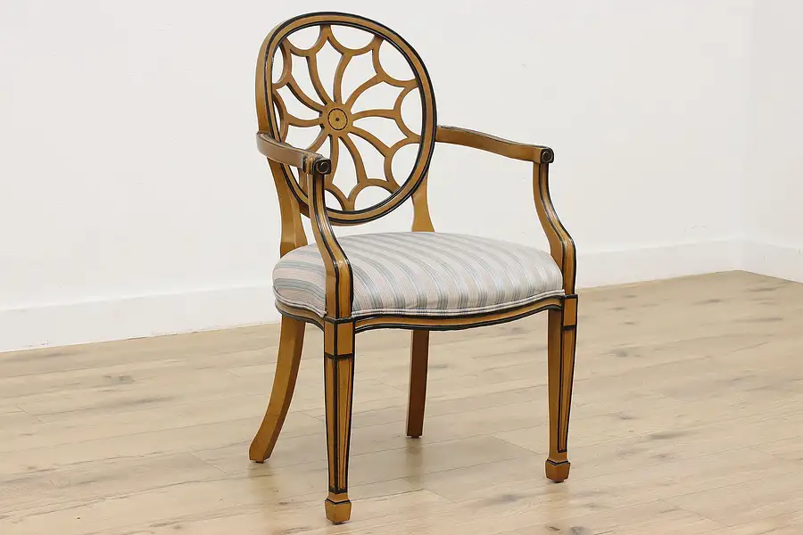 Main image of Spiderweb Vintage Desk or Dining Chair, Drexel Heritage