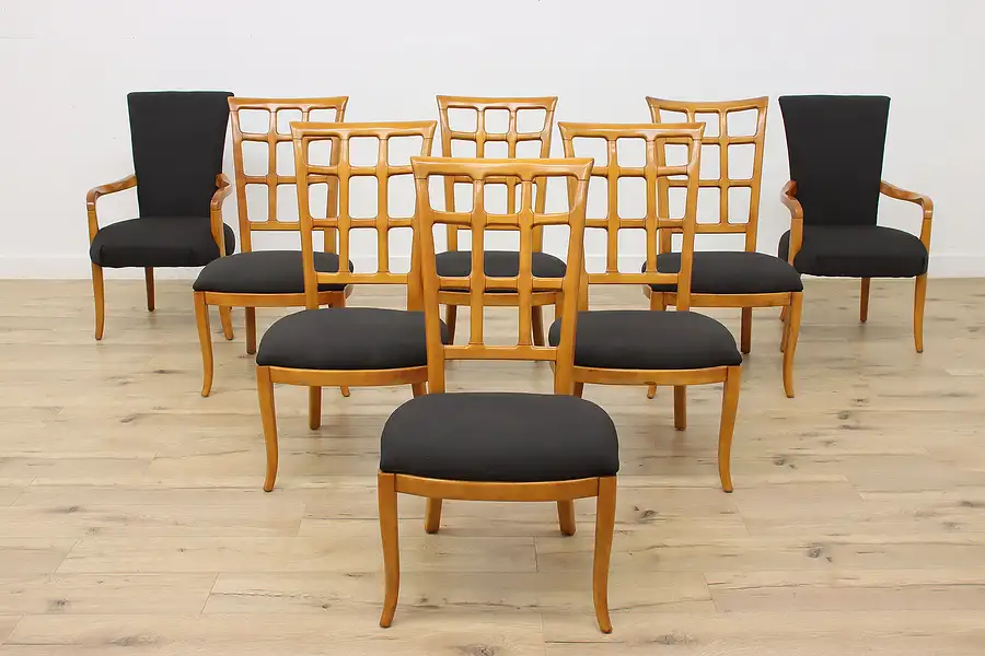 Main image of Set of 8 Midcentury Modern Design Dining Chairs, Henredon