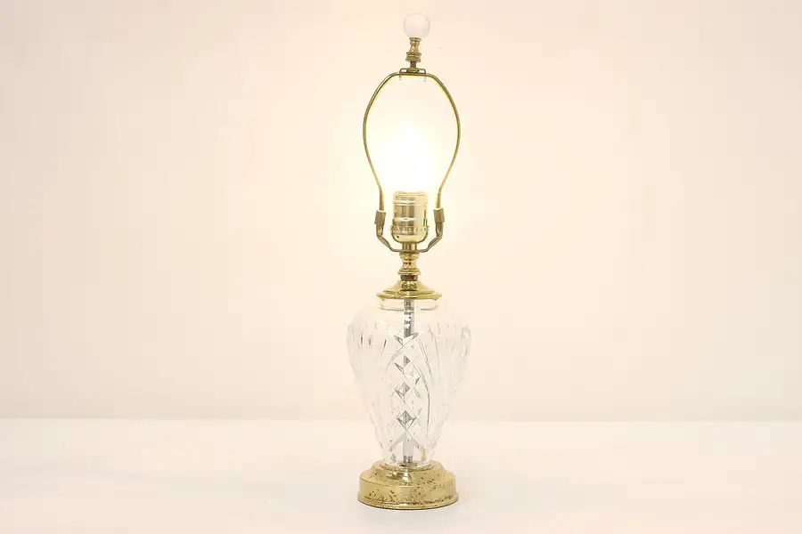 Main image of Irish Traditional Vintage Cut Crystal Boudoir Lamp Waterford