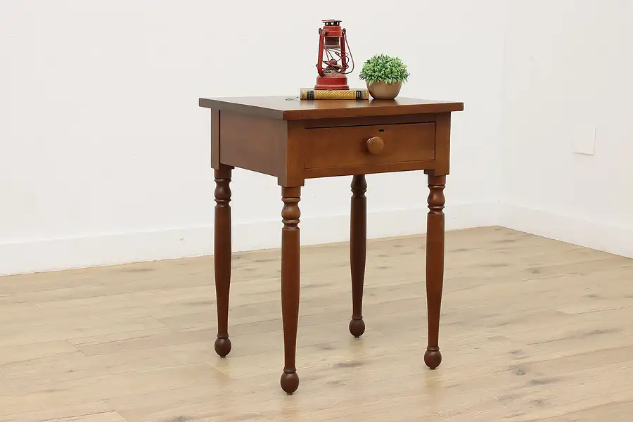 Main image of Sheraton Antique Cherry Country Nightstand or End Table