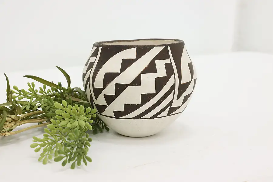 Main image of Native American Antique Acoma Pueblo Pottery Vase, Garcia