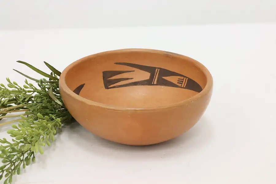 Main image of Native American Antique Hopi Pueblo Pottery Bowl, Carl