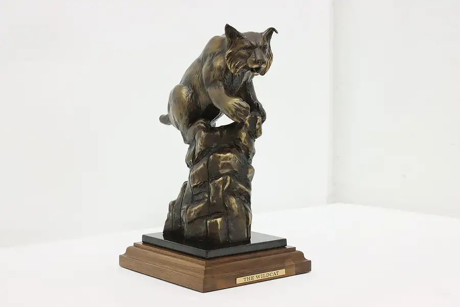 Main image of Bronze Vintage "The Wildcat" Sculpture, LeBlanc