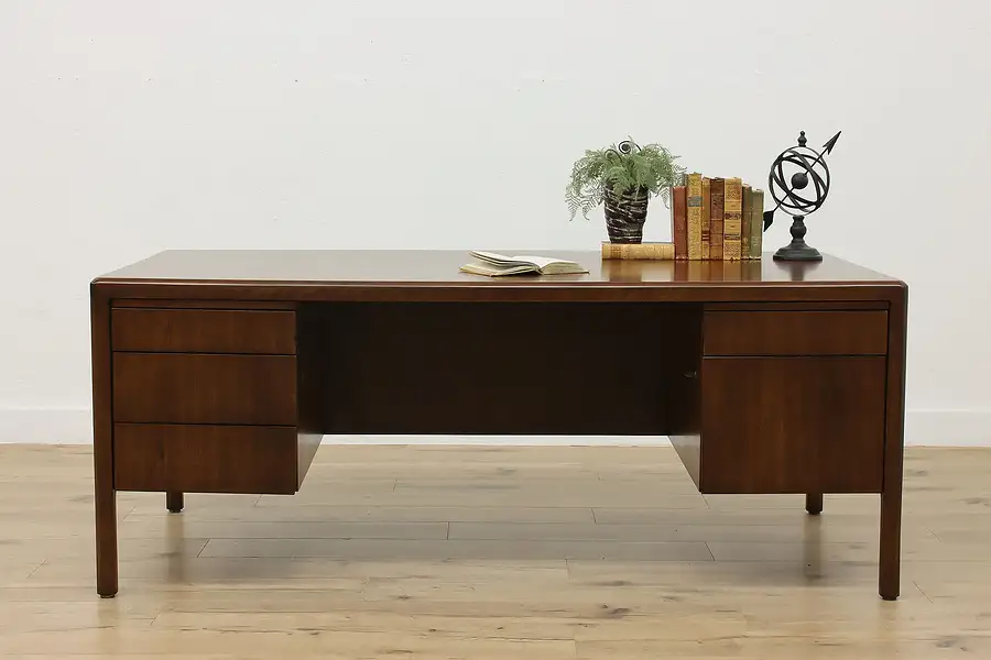 Main image of Midcentury Modern Vintage Executive Office or Library Desk