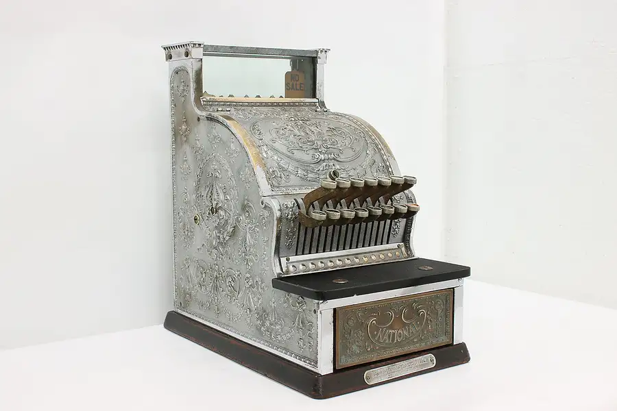 Main image of National Antique Nickel & Bronze General Store Cash Register