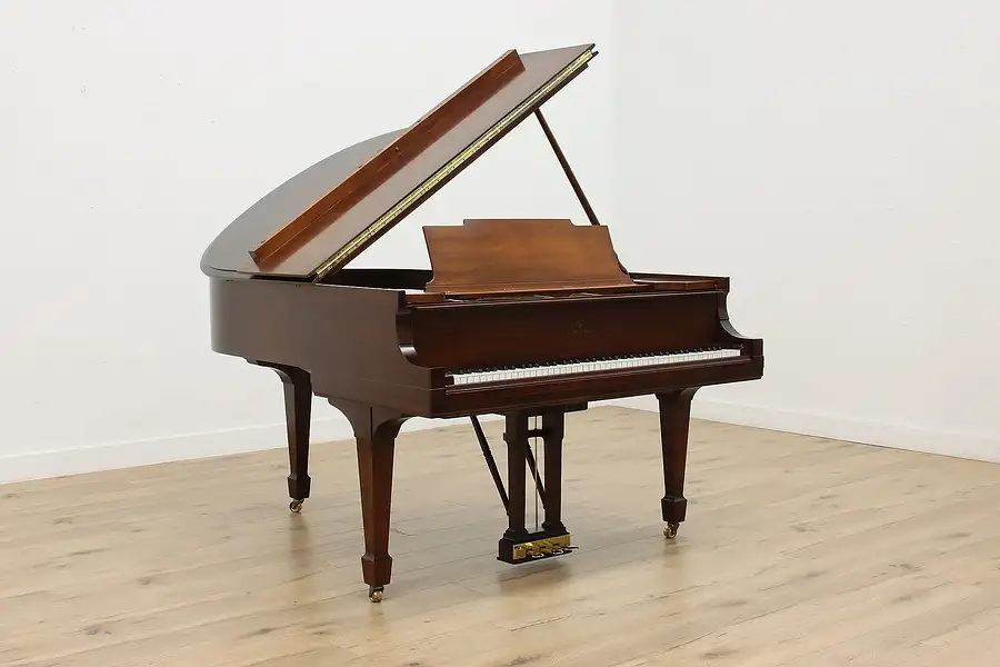 Main image of Steinway 1919 Mahogany Rebuilt Model M 5' 7" Grand Piano