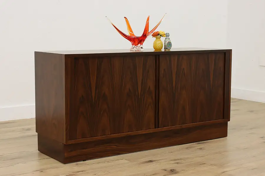 Main image of Midcentury Modern Vintage Rosewood Bar Cabinet or Console