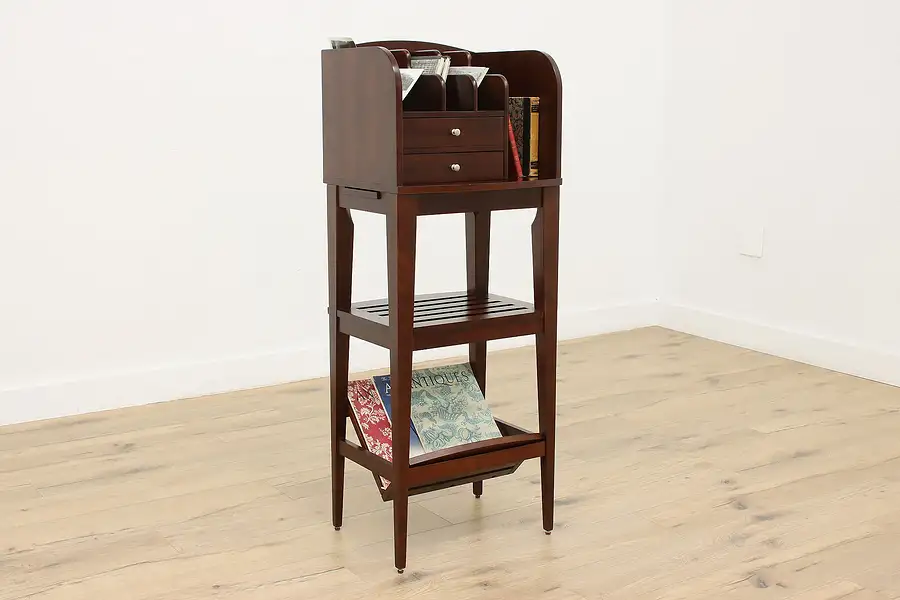 Main image of Traditional Vintage Birch Office Library Book Stand Levenger