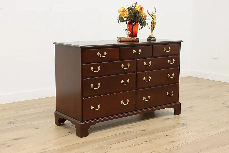 Main image of Georgian Design Vintage Mahogany Dresser or Chest, Kittinger