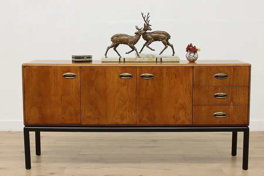 Main image of Midcentury Modern Vintage Credenza Bar Cabinet or TV Console