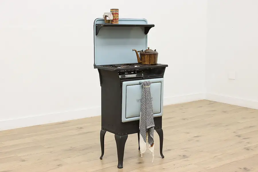 Main image of Welfare Salvage Iron & Porcelain Kitchen Gas Cook Stove