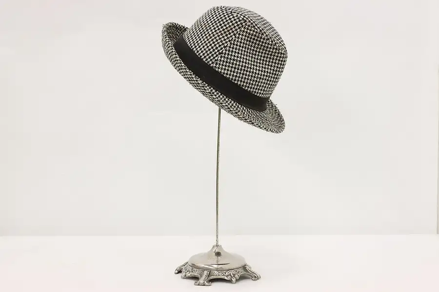 Main image of Victorian Antique Nickel Department Store Hat Display Stand