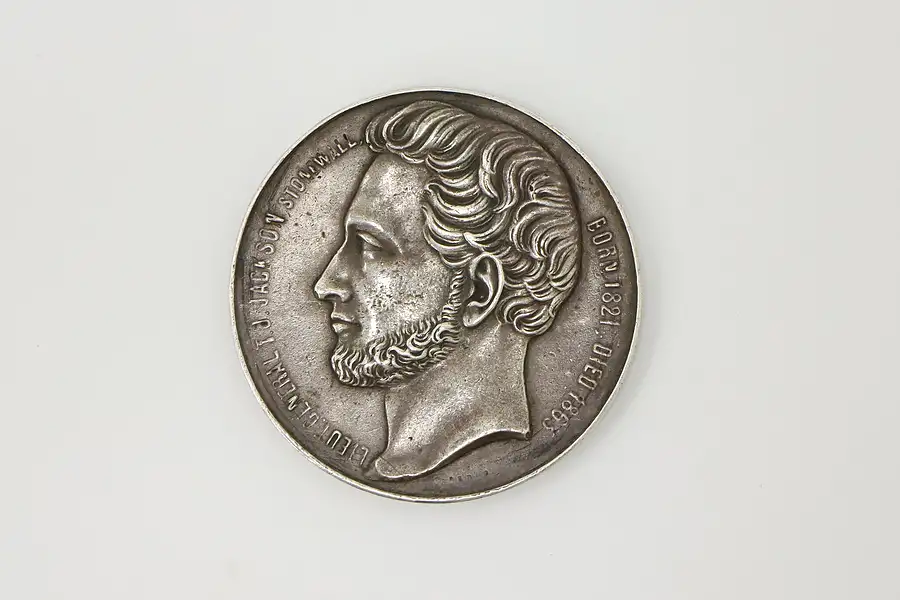 Main image of Stonewall Jackson Confederate Civil War 1864 Silver Medal