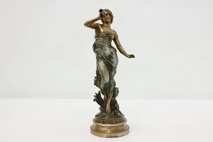 Main image of Art Nouveau Antique Greek Daphne Bronze Finish Sculpture