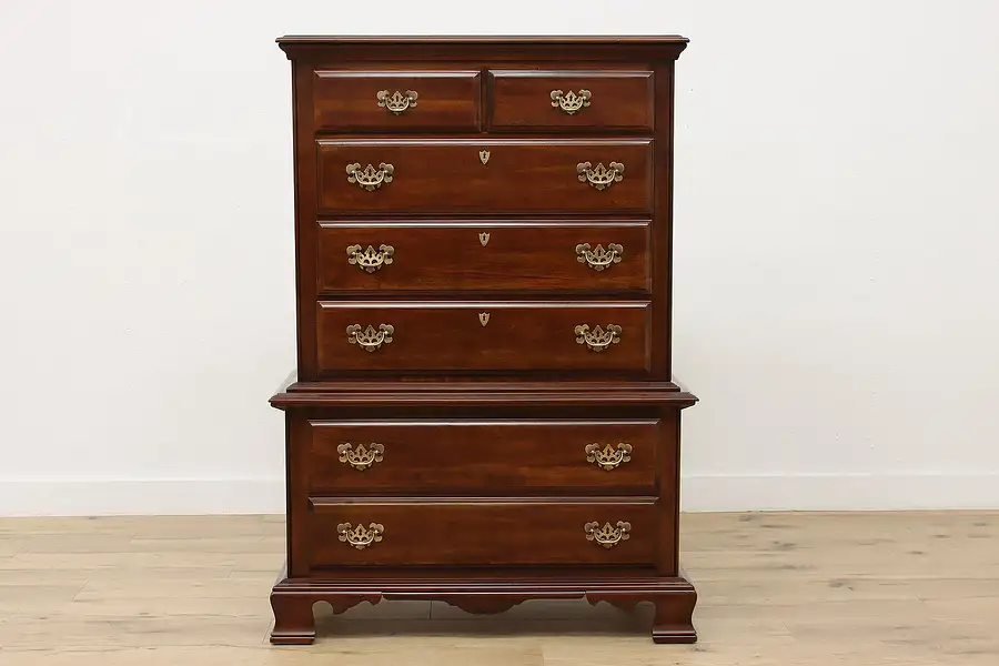 Main image of Georgian Vintage Cherry chest on Chest or Tall Dresser