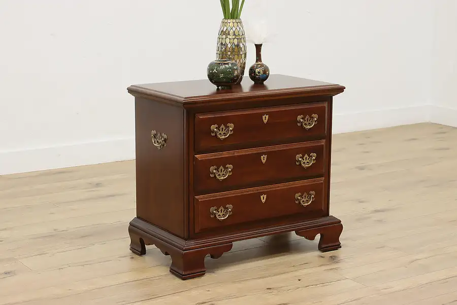 Main image of Georgian Vintage Cherry Small Chest, End Table or Nightstand