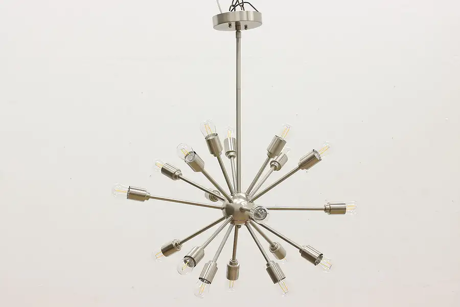 Main image of Midcentury Modern Design Sputnik Nickel Light Fixture