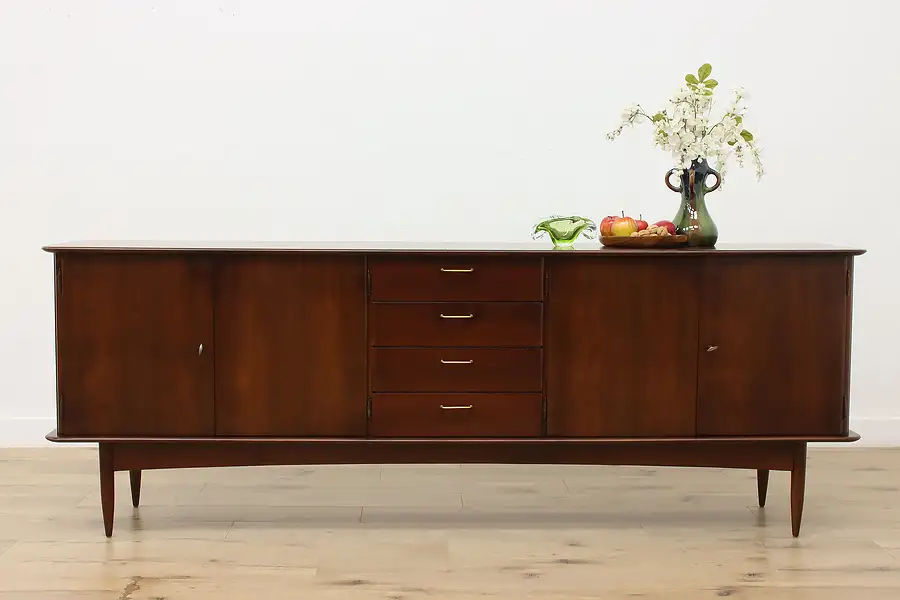 Main image of Midcentury Modern Vintage Rosewood Credenza Server or Bar