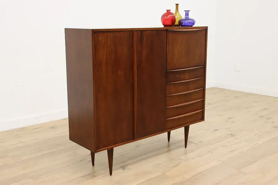 Main image of Midcentury Modern Vintage Rosewood Bar Cabinet or Sideboard