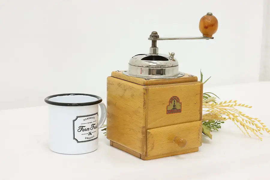 Main image of German Farmhouse Vintage Coffee Mill Grinder, Armin