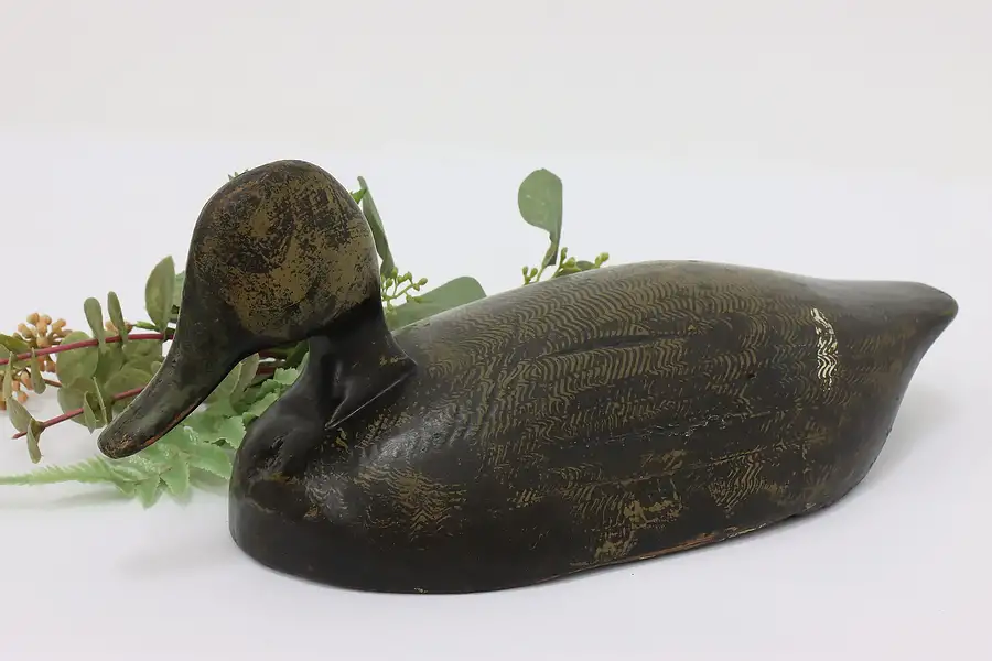 Main image of Farmhouse Vintage Carved & Painted Duck Decoy Sculpture