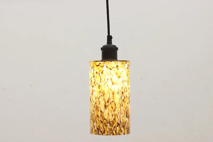 Main image of Stained Glass Vintage Hanging Pendant Lamp