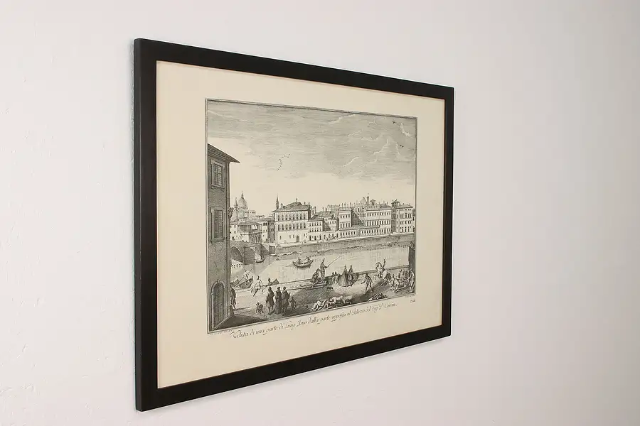 Main image of Palazzo Corsini Florence Antique 1700s Engraving, Zocchi 38"