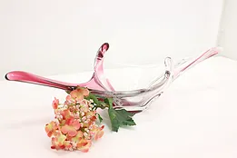 Murano Venetian Italian Art Glass Sculpture Centerpiece Bowl #48801