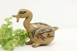 Mexican Antique Mata Ortiz Pueblo Pottery Duck, Gonzalez #49285