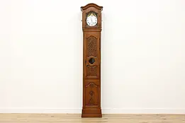 Country French Antique 1830s Tall Case Grandfather Clock #46915