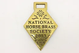 Horse Brass Harness Medallion, National 2013 #45895