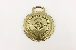 Horse Vintage Brass Harness Medallion, National #45903