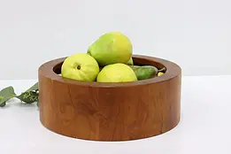 Danish Vintage Teak Fruit, Nut or Centerpiece Bowl, Dansk #49611