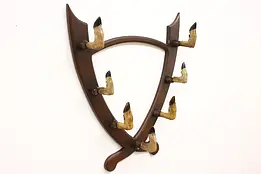 Hunting Lodge European Farmhouse Vintage Deer Leg Gun Rack #50881