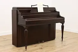 Steinway Vintage Mahogany Model 40 Upright Vertical Piano #50588