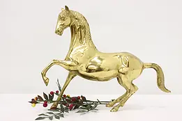Farmhouse Vintage Brass Horse Sculpture #47843