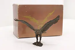 Avon Bronze Bald Eagle Vintage Sculpture, Box, O'Brien #50769