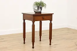 Victorian Antique Walnut Nightstand or End Table #50873