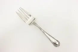 Gorham Antique Silverplate Meat Serving Fork "D" Mono #50660