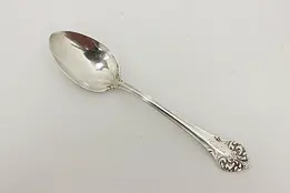 Sofia Engraved Antique Sterling Silver Spoon, Signed #51410
