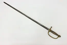U.S. Civil War Antique 1864 Iron & Brass Sword, Ames #50819